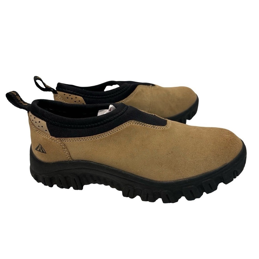 J M Everest Mountain Loafer Tan Suede Slip On Shoes Men Size 8‎